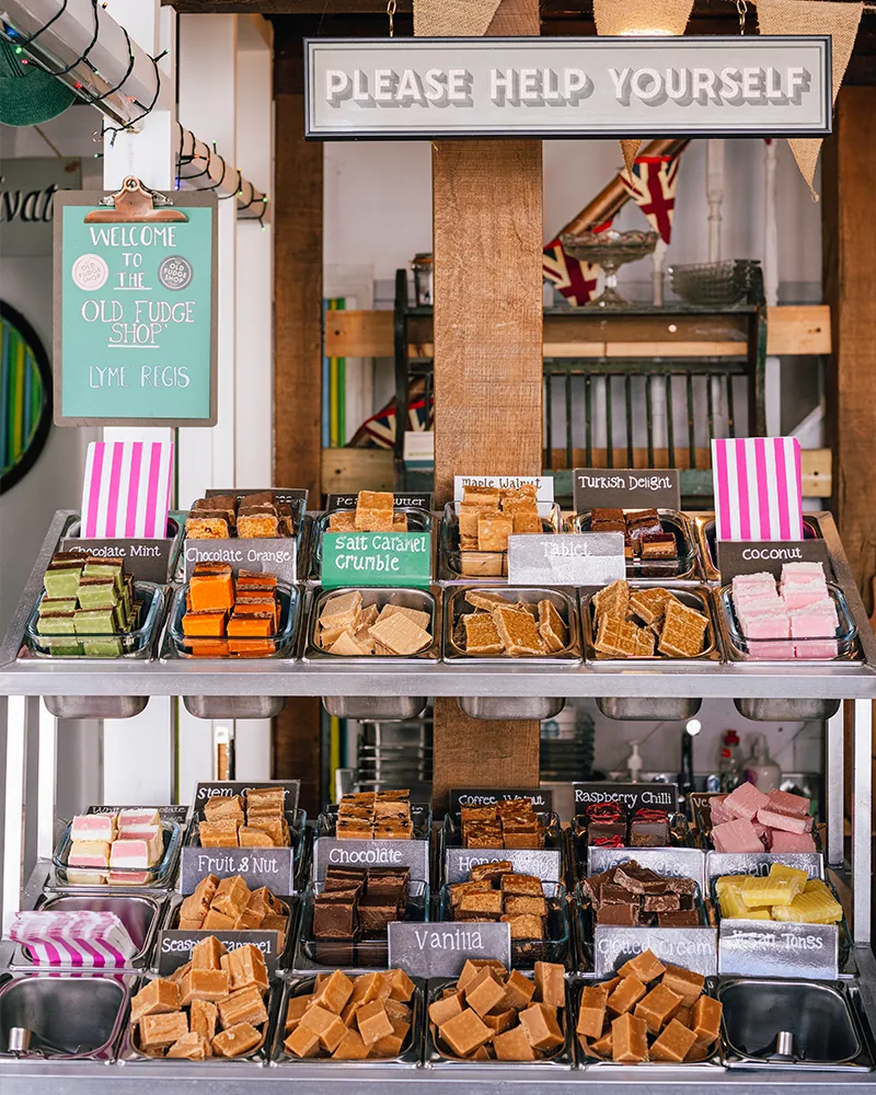 Pick n Mix Fudge Lyme Regis Pick n Mix Fudge Lyme Regis